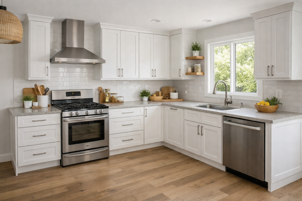 L Shaped Kitchen - Dimensional Architects Mumbai